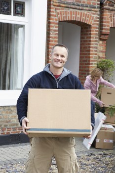 Man with van team preparing for a move in Bethnal Green