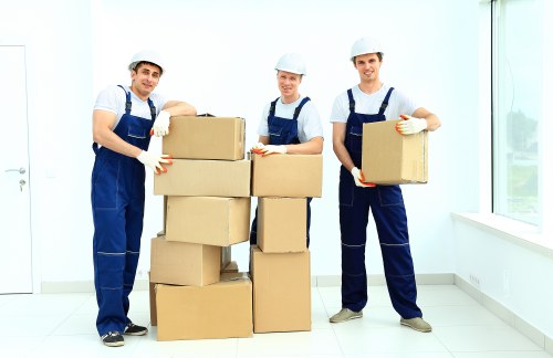 Office relocation services ensuring secure transportation of equipment